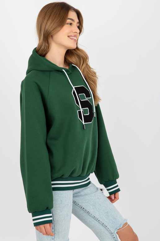 Tamsiai žalias megztinis su gobtuvu... Tamsiai žalias megztinis su gobtuvu...