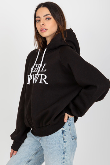 Juodi megztiniai su gobtuvu...