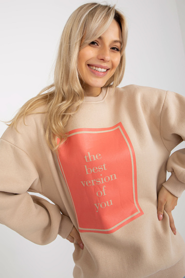 Smėlio spalvos oversize...