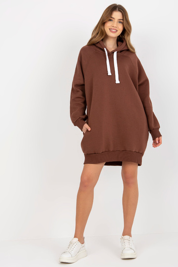 Rudas ilgas megztinis su...