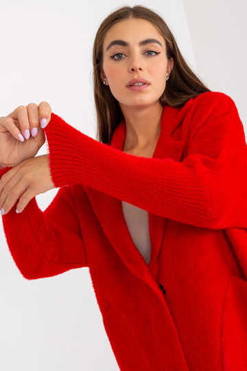 Raudonas moteriškas alpakų...