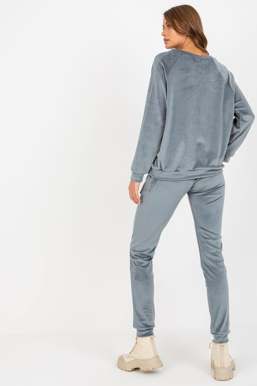 Purvinas mėlynas dviejų dalių...