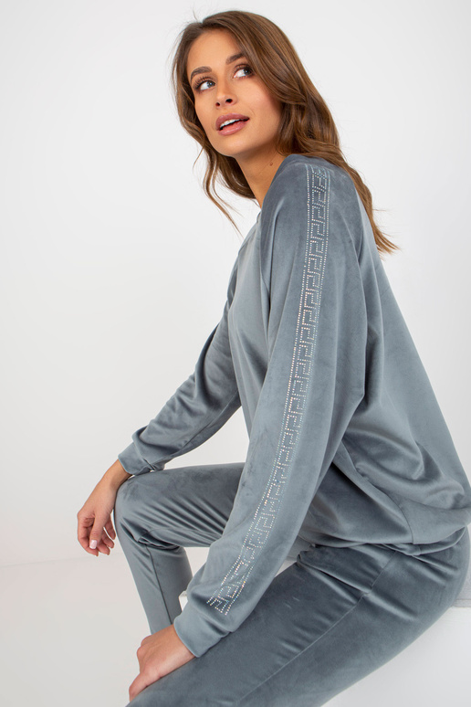 Purvinas mėlynas dviejų dalių...