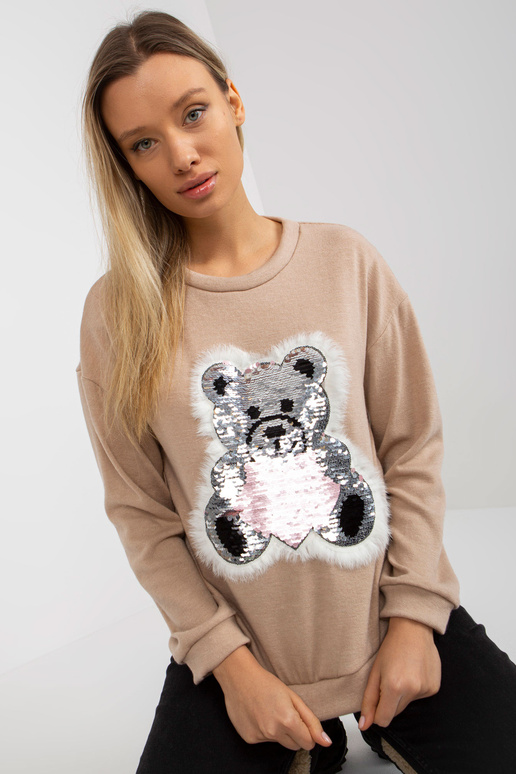 Smėlio spalvos moteriškas klasikinis...