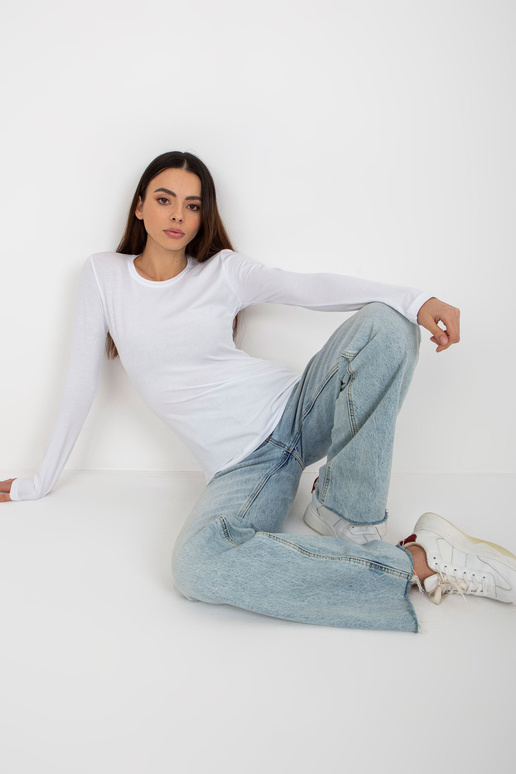 Balta Basic palaidinė ilgomis... Balta Basic palaidinė ilgomis...