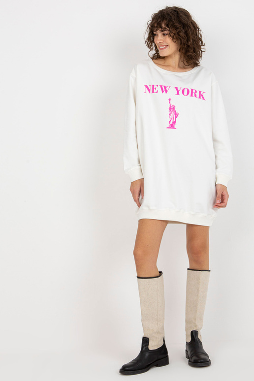 Bluza VI-BL-3212.15X ECRU/ROŽINĖ Bluza VI-BL-3212.15X ECRU/ROŽINĖ