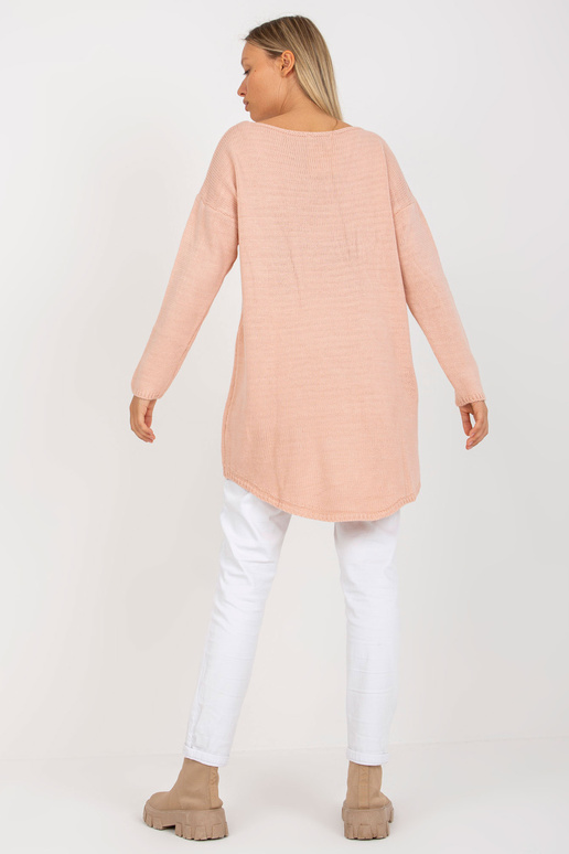 Purvinas rožinis oversize megztinis...