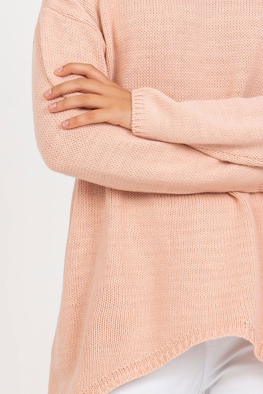 Purvinas rožinis oversize megztinis...