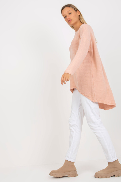 Purvinas rožinis oversize megztinis...