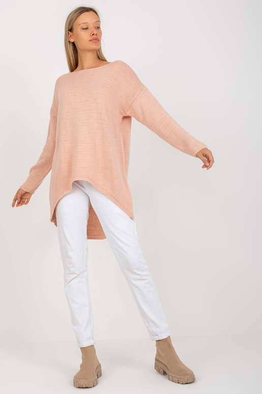 Purvinas rožinis oversize megztinis...