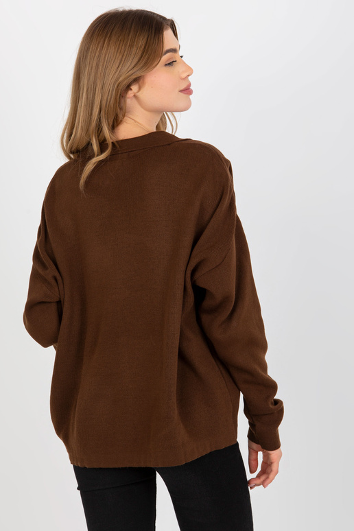 Tamsiai rudas paprastas oversize... Tamsiai rudas paprastas oversize...