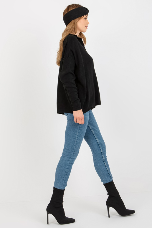 Juodas paprastas oversize megztinis...