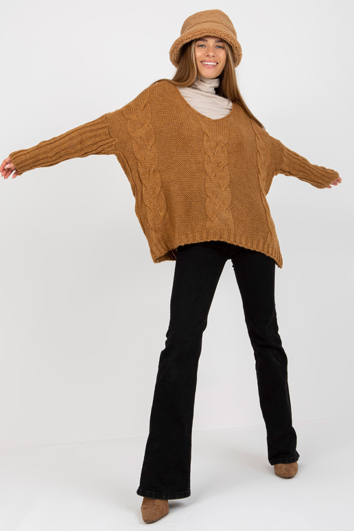 Oversize kupranugario megztinis V...