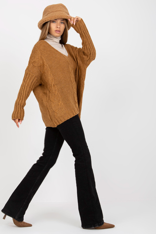 Oversize kupranugario megztinis V...