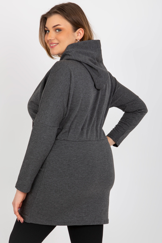 Tamsiai pilkas plius dydžio megztinis...