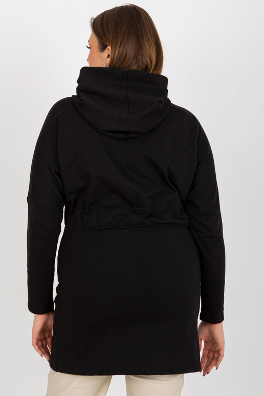 Juodas ilgas plius dydžio megztinis... Juodas ilgas plius dydžio megztinis...