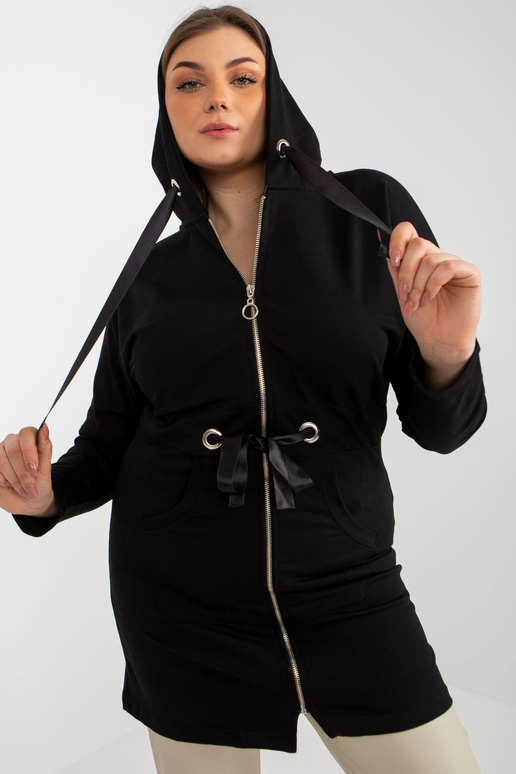 Juodas ilgas plius dydžio megztinis... Juodas ilgas plius dydžio megztinis...