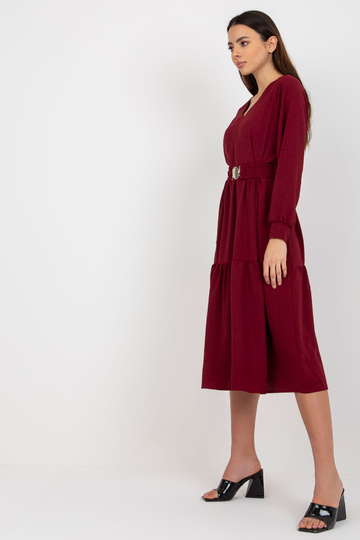 Bordo spalvos midi delight...