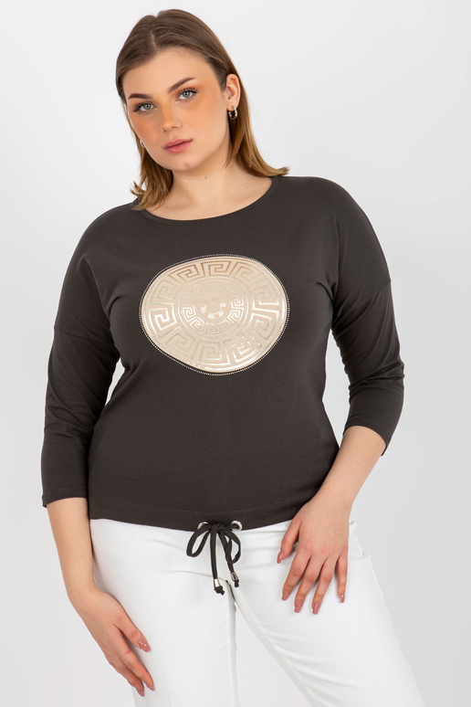 Khaki spalvos plius dydžio palaidinė... Khaki spalvos plius dydžio palaidinė...