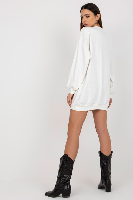 Ecru-baltas ilgas megztinis su raštu... Ecru-baltas ilgas megztinis su raštu...