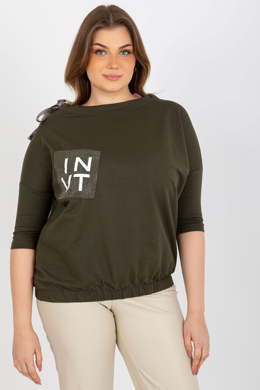 Khaki spalvos moteriška didelio... Khaki spalvos moteriška didelio...