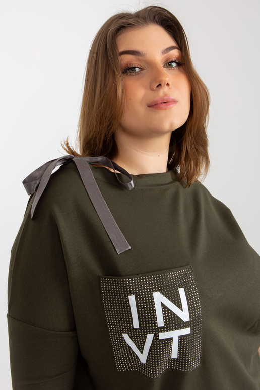 Khaki spalvos moteriška didelio... Khaki spalvos moteriška didelio...