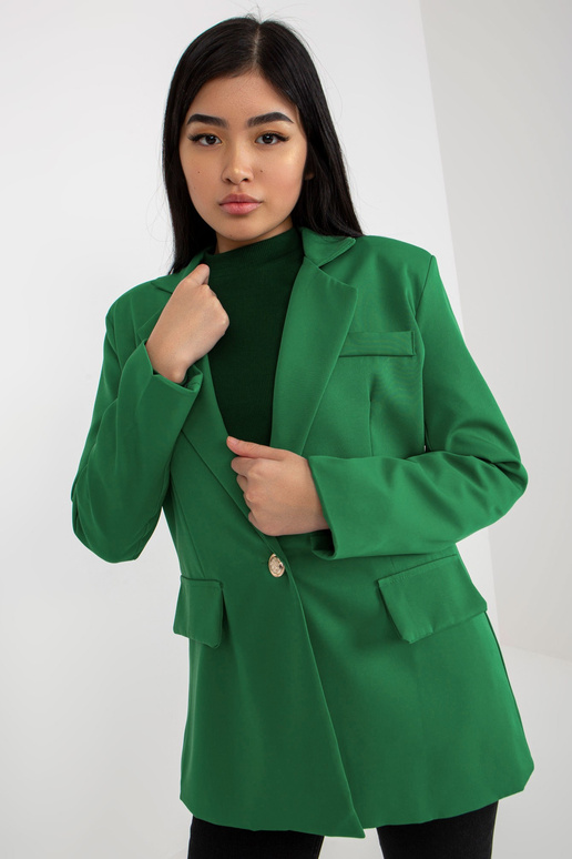 Žalias moteriškas švarkas su... Žalias moteriškas švarkas su...