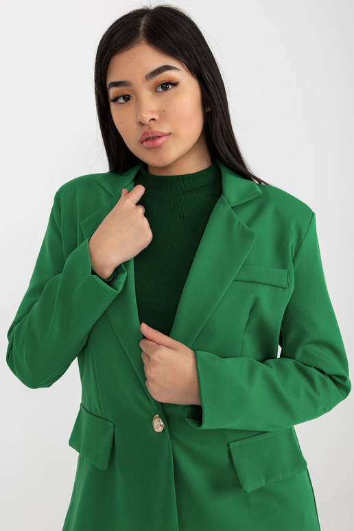 Žalias moteriškas švarkas su... Žalias moteriškas švarkas su...