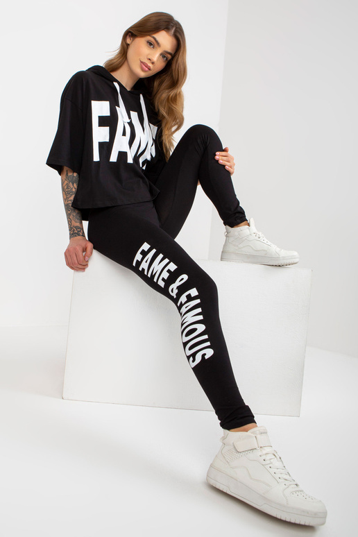 Juodas laisvalaikio komplektas su...