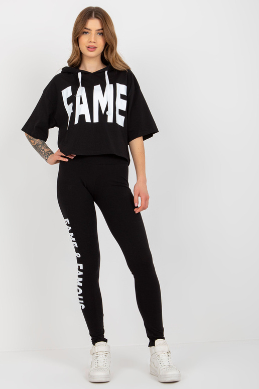 Juodas laisvalaikio komplektas su...