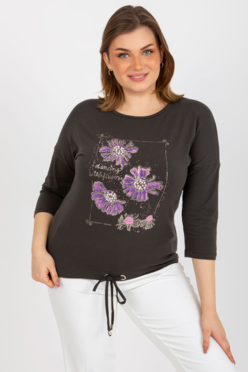 Khaki medvilnės didelio... 2