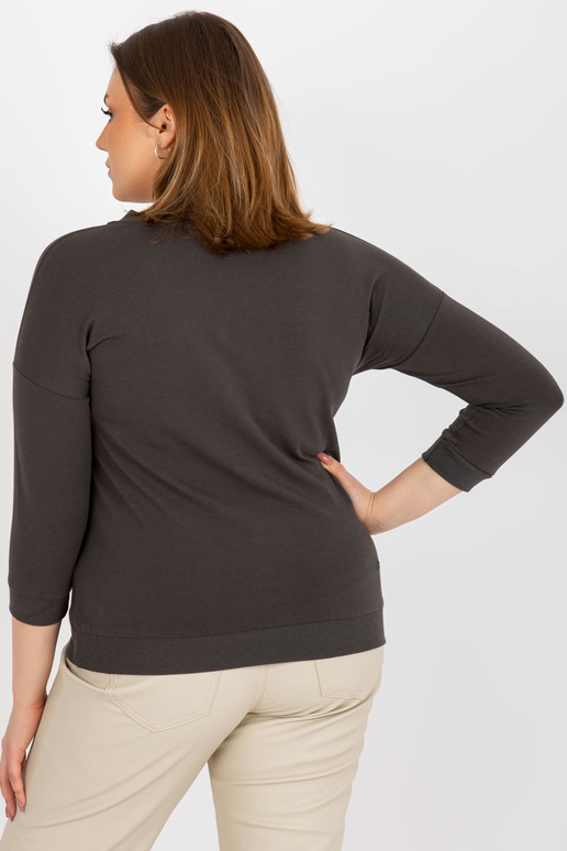 Khaki Plain plius dydžio V formos... Khaki Plain plius dydžio V formos...