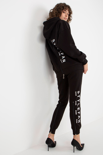 Juodas moteriškas sportinio...