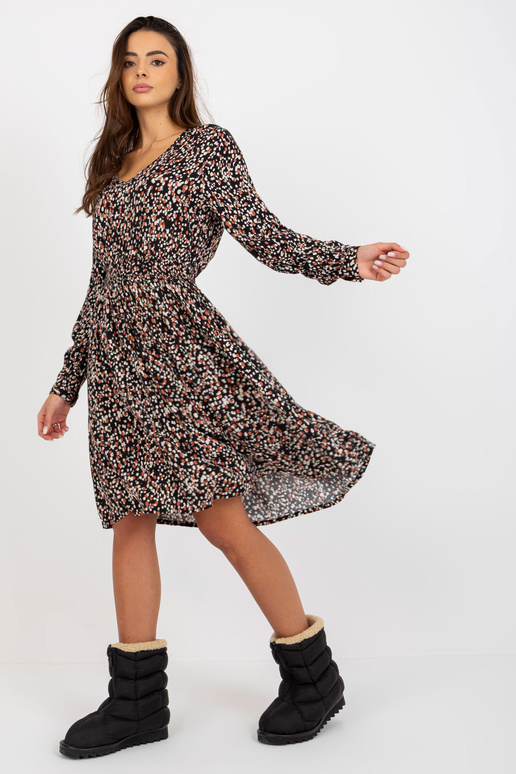 Juoda viskozės suknelė su FRESH MADE... Juoda viskozės suknelė su FRESH MADE...