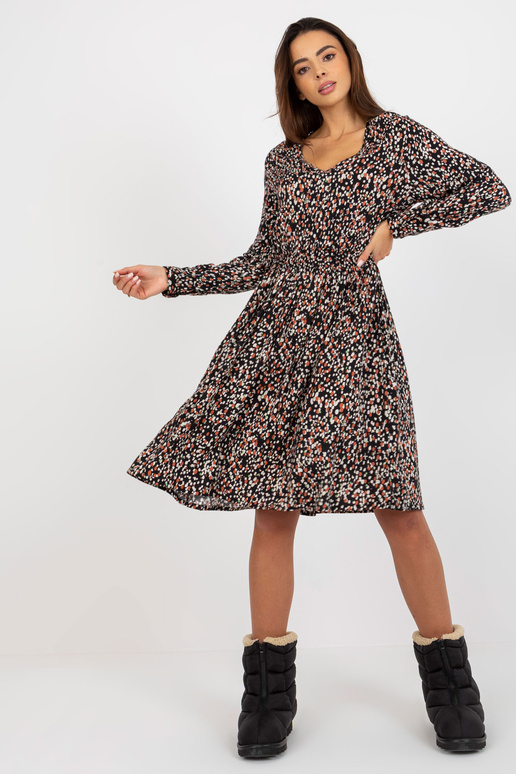 Juoda viskozės suknelė su FRESH MADE... Juoda viskozės suknelė su FRESH MADE...