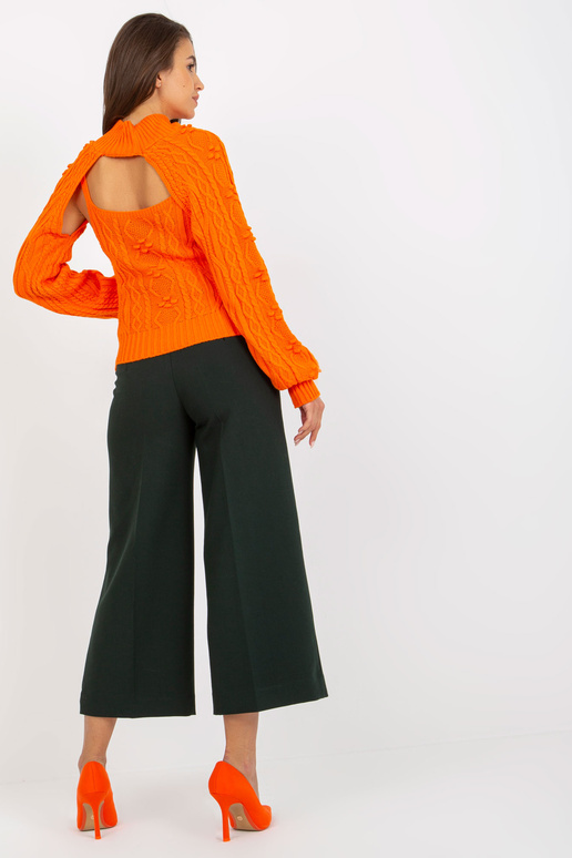 Orangefarbenes Set su Dust Pullover...