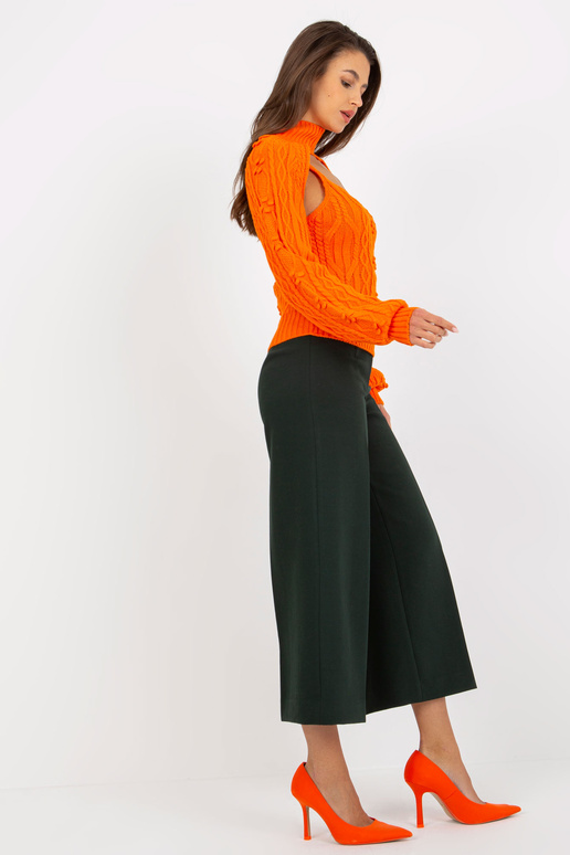 Orangefarbenes Set su Dust Pullover...