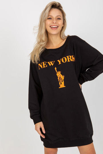 Bluza VI-BL-3212.15X JUODAS/ORANŽINĖS
