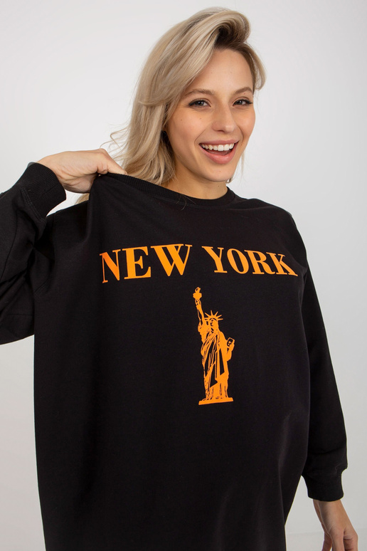 Bluza VI-BL-3212.15X JUODAS/ORANŽINĖS