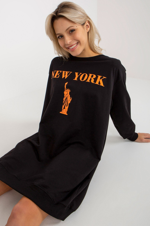 Bluza VI-BL-3212.15X JUODAS/ORANŽINĖS