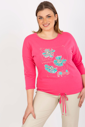 Rožinė moteriška didelio...