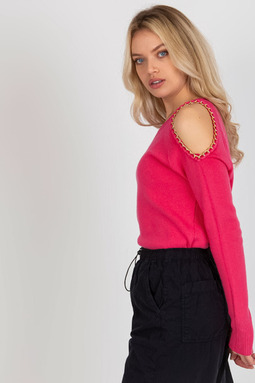 Fuksijos spalvos megztinis...