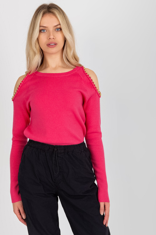 Fuksijos spalvos megztinis...