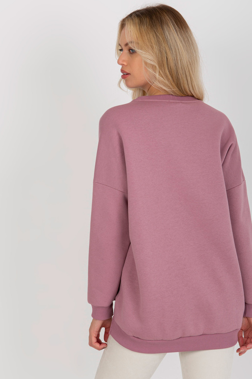 Purvinas rožinis bazinis megztinis su... Purvinas rožinis bazinis megztinis su...