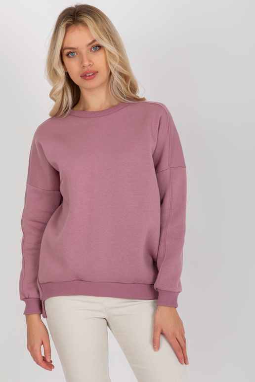 Purvinas rožinis bazinis megztinis su... Purvinas rožinis bazinis megztinis su...