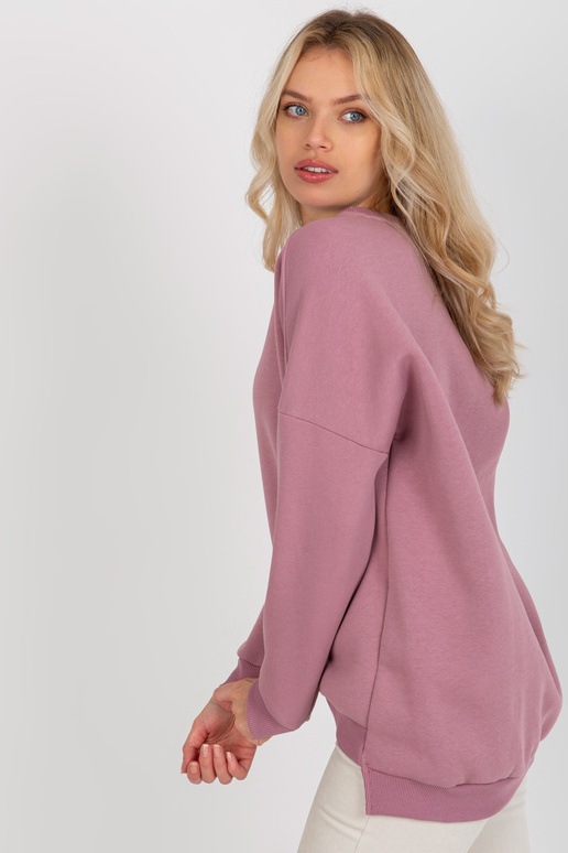 Purvinas rožinis bazinis megztinis su... Purvinas rožinis bazinis megztinis su...