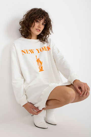 Bluza VI-BL-3212.15X ECRU/ORANŽINĖ 2