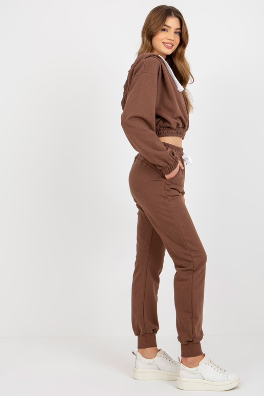 Rudos spalvos moteriškų megztinių...