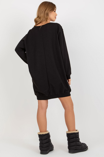 Bluza VI-BL-3212.15X JUODAS/ROŽINĖS