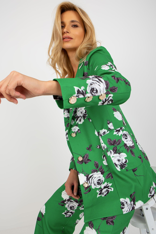 Žalias elegantiškas švarkas iš gėlių... Žalias elegantiškas švarkas iš gėlių...